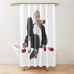 Flirty Hongjoong Shower Curtain