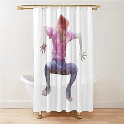 Crazy Hongjoong Meme Shower Curtain