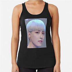 Kpop Ateez Bowl Cut Racerback Tank Top