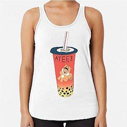 Ateez Hongjoong Boba Tank Top