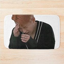 Hongjoong Reaction Meme Bathroom Mat