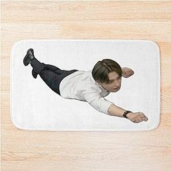 Superhero Hongjoong Meme Bath Mat