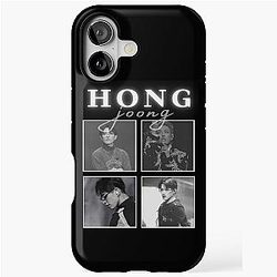 Hongjoong Ateez Concert Poster Black Version iPhone Tough Case