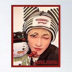 Ateez Christmas Hongjoong Poster
