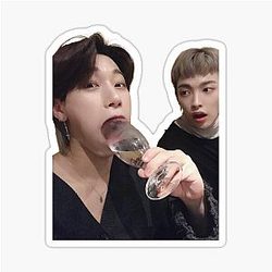 Amazed Hongjoong and Sticker
