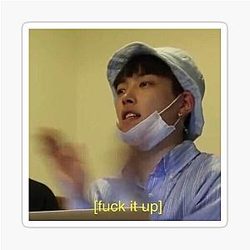 ATeez Hongjoong Meme Sticker