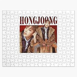 Hongjoong Ateez for Men Women Youth Funny Jigsaw Puzzle