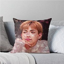 Spring Throw Pillow Hongjoong