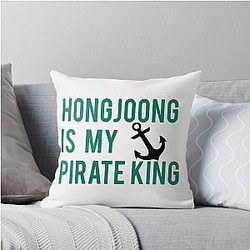 Hongjoong is my Pirate King Throw Pillow