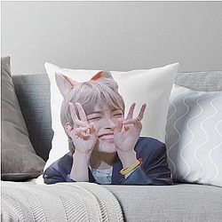 Soft Hongjoong Throw Pillow