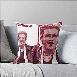 Hongjoong Ataez Throw Pillow