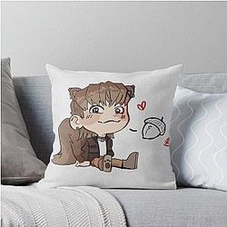 Squirrel Hongjoong Throw Pillow