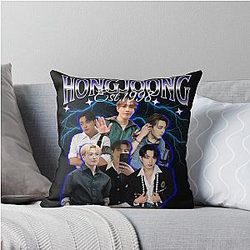 Hongjoong 90s Throw Pillow