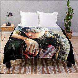 Hongjoong Ateez Throw Blanket