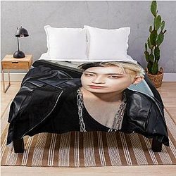 ATEEZ HONGJOONG THE WORLD EP.1 : MOVEMENT GUERRILLA Throw Blanket