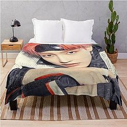 ATEEZ HONGJOONG Beyond Zero Throw Blanket