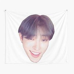 Hongjoong Face Tapestry