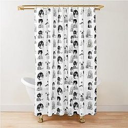 Horimiya Pack Stickers Shower Curtain