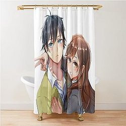 Horimiya Romantic Shower Curtain