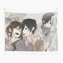 Horimiya Vintage Cover Tapestry