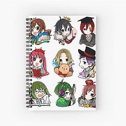 Horimiya Character Notebook