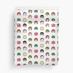Horimiya Pack Stickers Duvet Cover