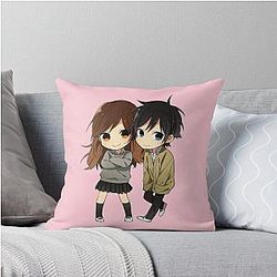Horimiya Throw Pillow