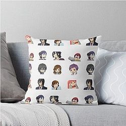 Horimiya Pack stickers Throw Pillow
