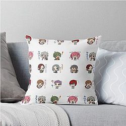 Horimiya Pack stickers Throw Pillow
