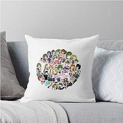 Horimiya All Characters Throw Pillow