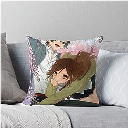 Horimiya Romantic Throw Pillow