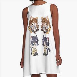 Horimiya Chibi A-Line Dress