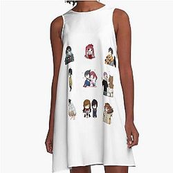 Horimiya Pack A-Line Dress stickers