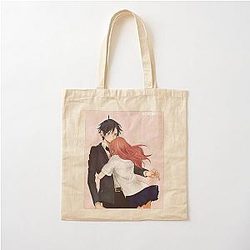 Horimiya Romantic Hug Cotton Tote Bag