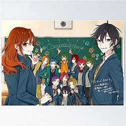 Horimiya Vintage Poster