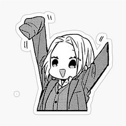 Yoshikawa Yuki - Horimiya Manga Sticker