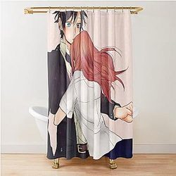 Horimiya Romantic Hug Shower Curtain