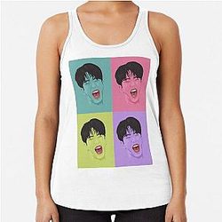 Pop art Hoshi colour set 1 Racerback Tank Top