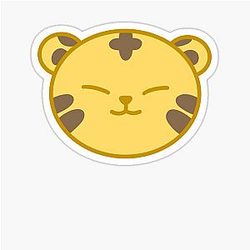 Hoshi Miniteen Head Sticker
