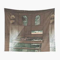 Hoshi Hot Springs in Josu by Kawase Hasui Tapestry