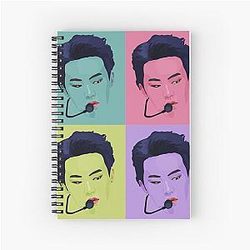 Pop Art Style Hoshi 
Stage Presence Colour Set 1 Spiral Notebook
