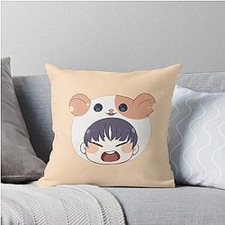 Hoshi Hamster Throw Pillow