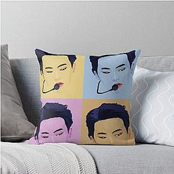 Pop art style Hoshi - Stage Presence Colour Set 2 Throw Pillow