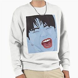 Pop art Hoshi in blue Pullover Sweatshirt