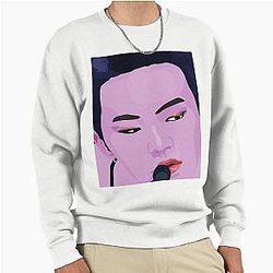 Pop Art Hoshi in Lavender Pullover Sweatshirt
