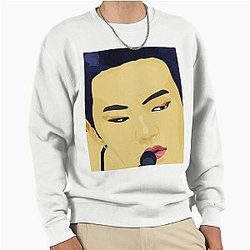 Pop Art Hoshi Pullover Sweatshirt in Yellow with Stage Presence