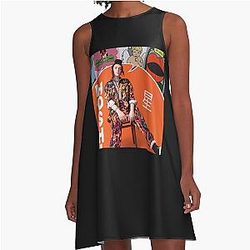 Hoshi French Artist France Classic A-Line Dress