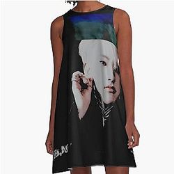 Hoshi Blue A Line Dress