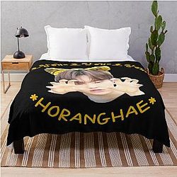 SEVENTEEN Hoshi HORANGE Throw Blanket