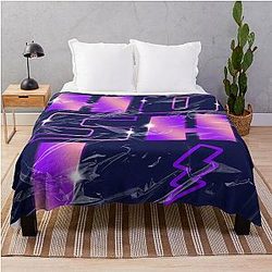 Hoshi Abstract Throw Blanket